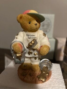 Cherished Teddies Anthony Friendship Is A Work Of Art 476528 Painter Bear 1999